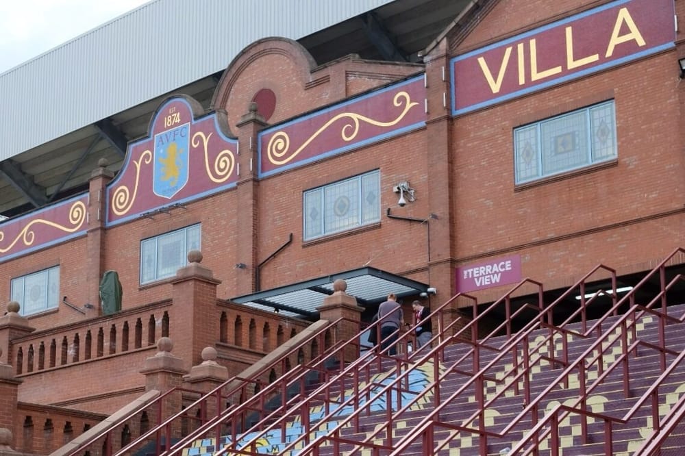 View from outside the Holte End.