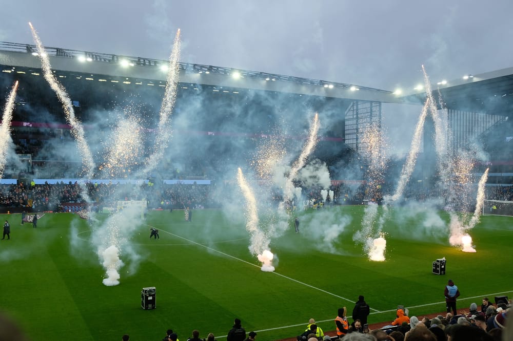 Fireworks at Villa Park