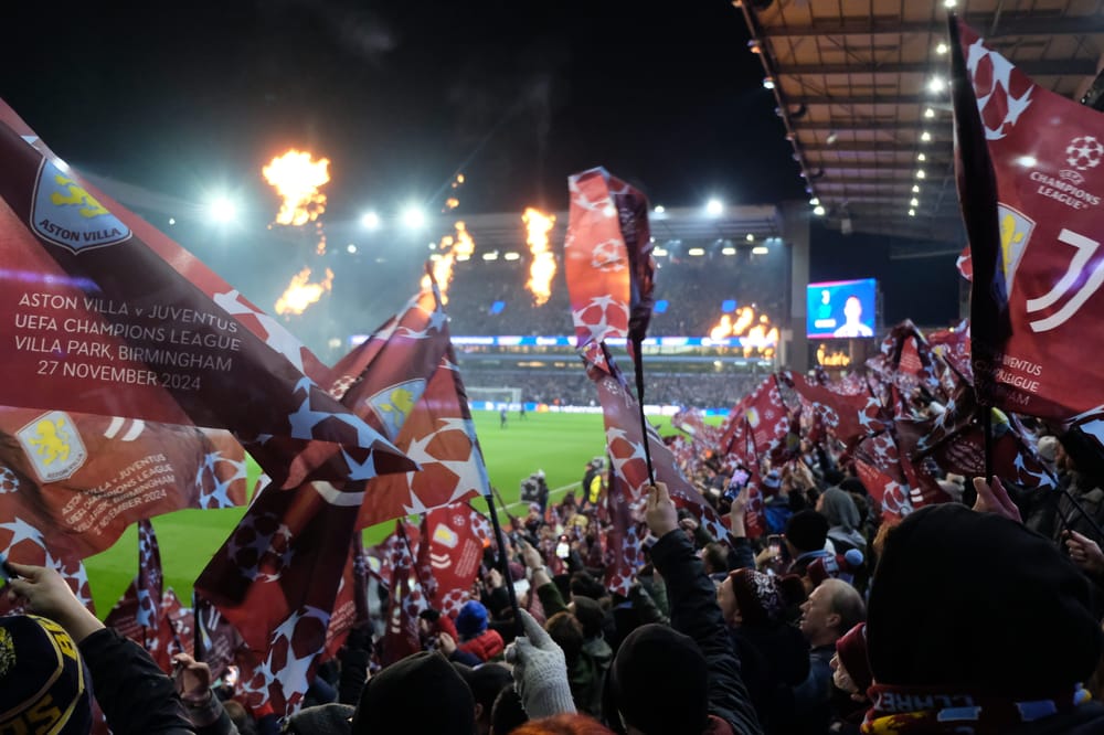 Villa Park flags