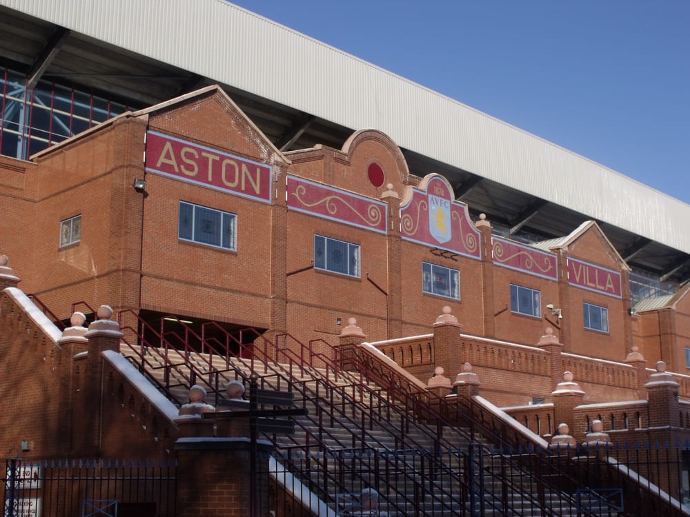 Facade of the Holte End stand Villa Park2