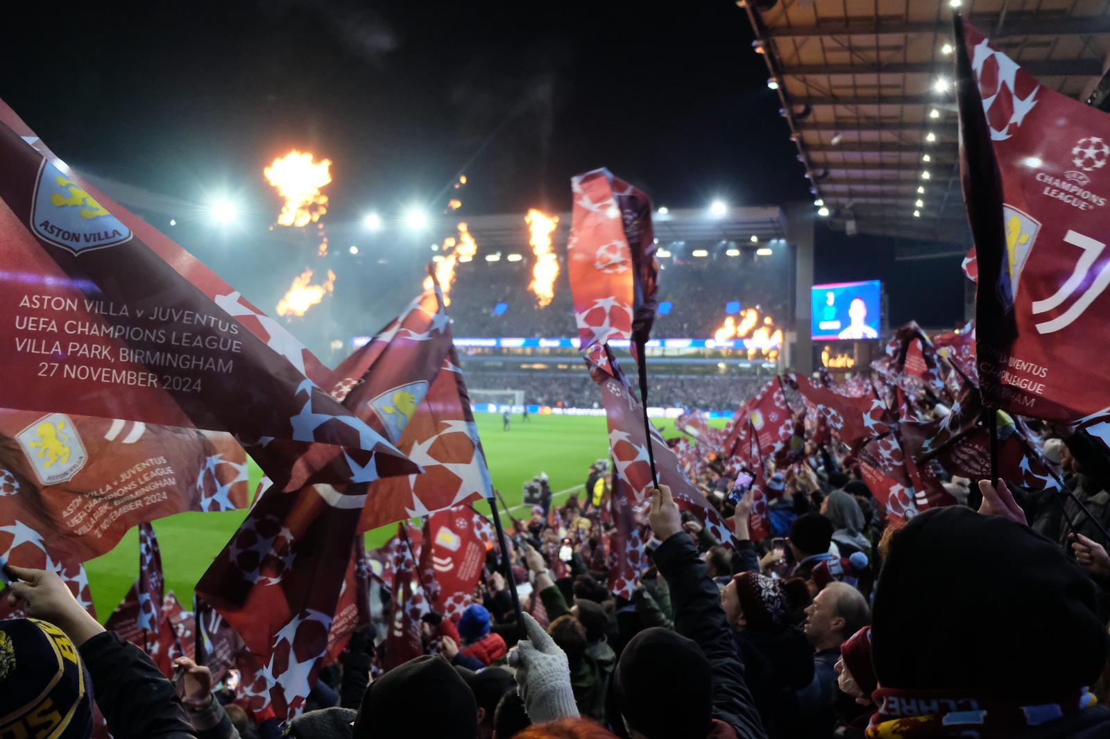 Villa Park flags