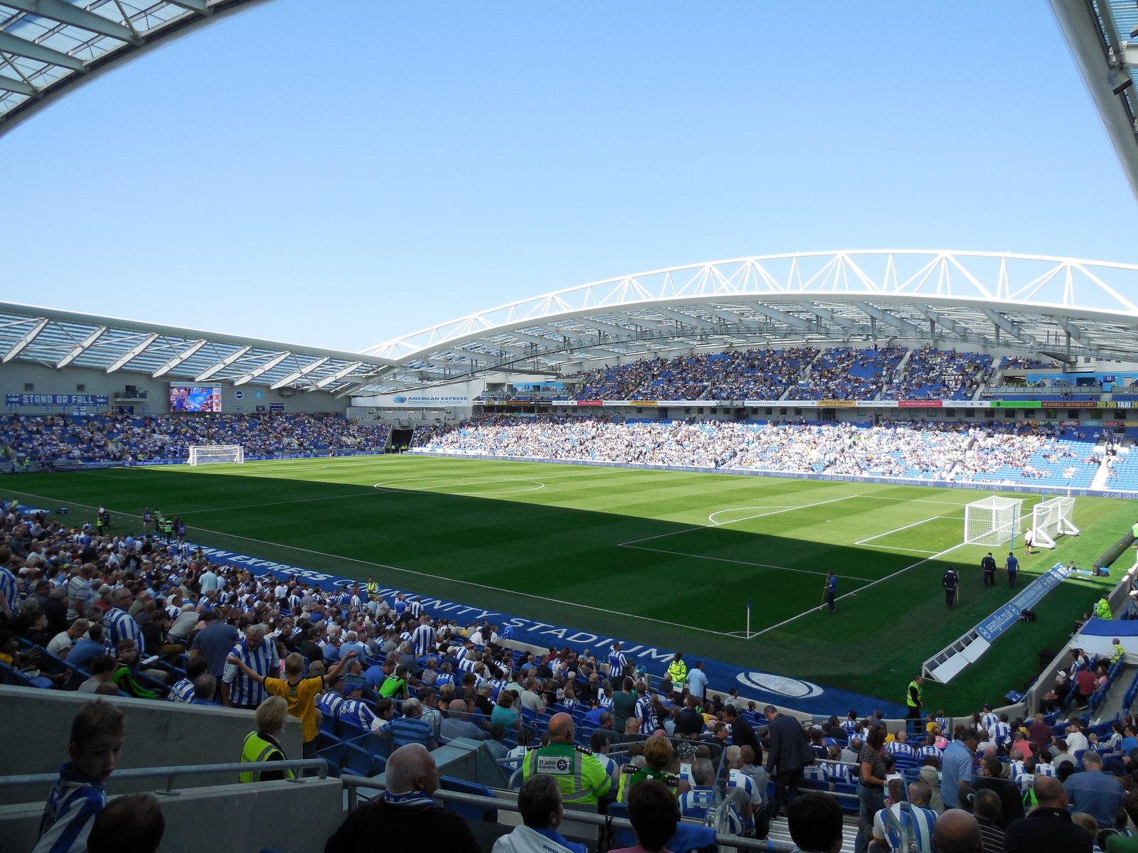 Internal view from the Amex Stadium